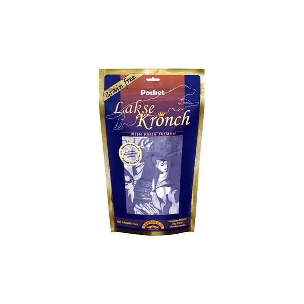 Henne Pet Food Lakse Kronch Pocket Godbidder 175 g.